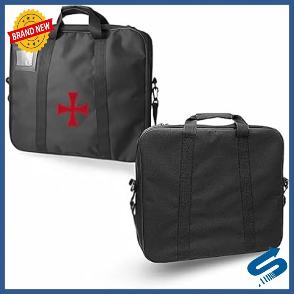 Masonic Apron Case Set with Shoulder Strap for Regalia Storage